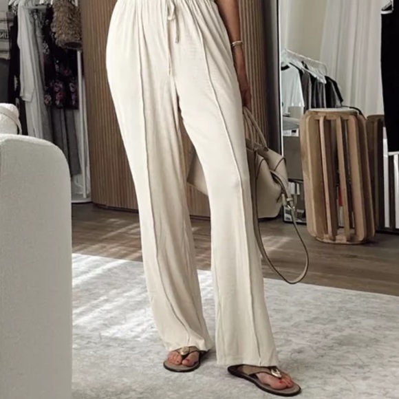 Zara split suede sandals with toe post+metal embellishment 38 - Picture 1 of 8